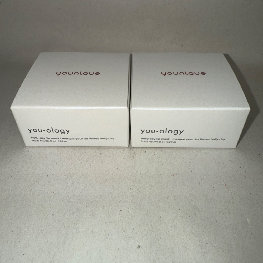 Younique You-ology Holly-Day Lip Mask (2 PACK) New in Box